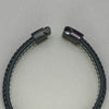 Italgem Black Leather Bracelet