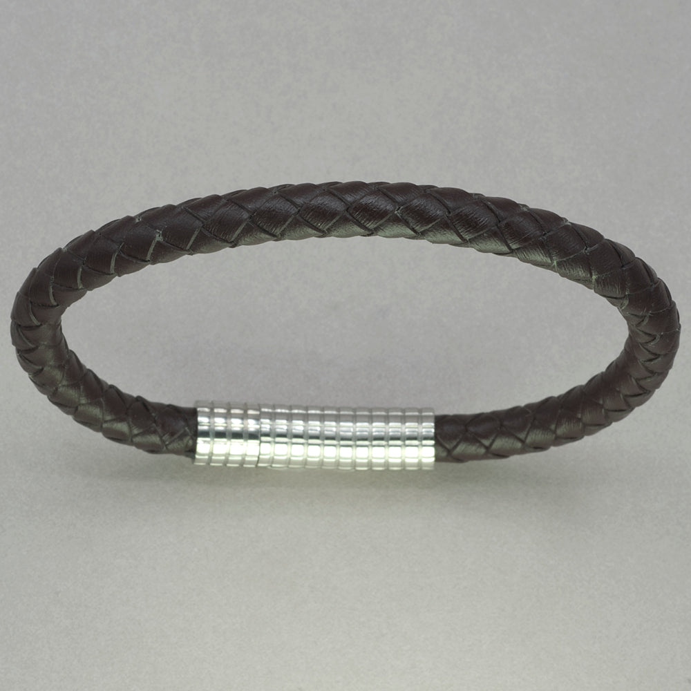 Italgem Brown Leather Bracelet