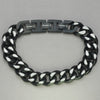 Italgem Black IP Stainless Steel Chain Bracelet