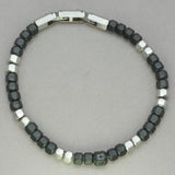 Italgem Black Beaded Bracelet