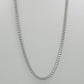 Italgem S. Steel D-Cut Round Box-Link 24" Necklace