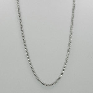 Italgem S. Steel 3.5mm-Round Franco Polished 24" Necklace