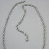 Italgem S. Steel 4.5mm-Hand-Oval-Link Polished 22"+2" Chain Necklace