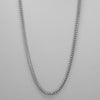 Italgem S. Steel 5mm-Round Franco Polished 24" Necklace