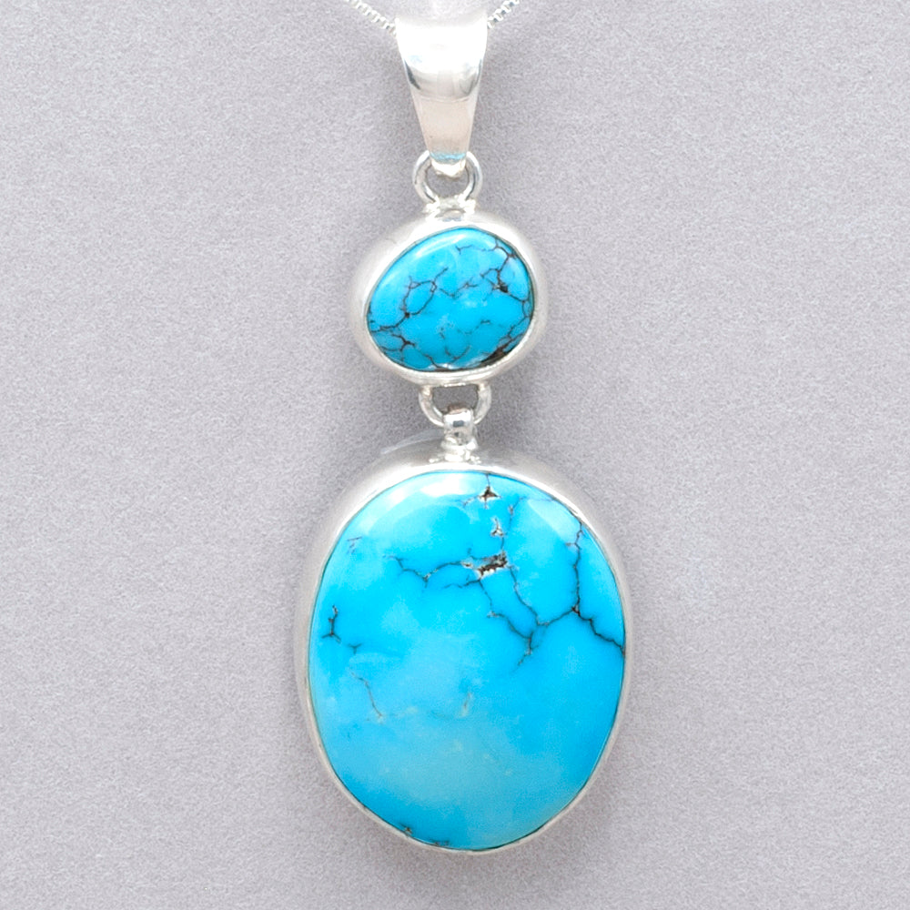Turquoise Sterling Silver Pendant