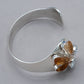 Lilly Barrack Citrine & CZ Cuff Bracelet