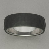 Italgem Carbon Fiber Textured Ring