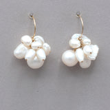 Pearl Cluster 14k Gold Fill Earrings