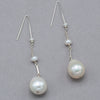 Tier Cream-Colored Pearl Earrings