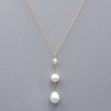 Tier Pearl 14k Gold Fill Necklace