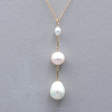 Tier Pearl 14k Gold Fill Necklace