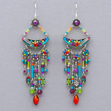 Firefly Botanical Cascade Chandelier Earrings