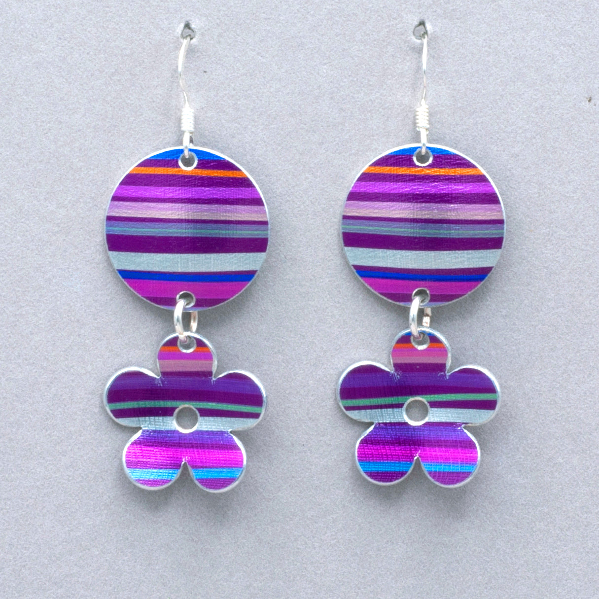 Hazel Atkinson Circle and Flower Earring