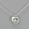 Jim Kelly Open Heart and Pearl Pendant