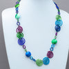 Sylvi Harwin Anodized Aluminum Necklace in Cool Colors
