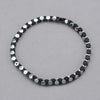 silver/black