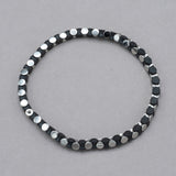 silver/black