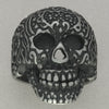 Italgem Stainless Steel Skull Ring